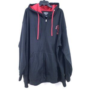 Ohio State Buckeyes Mens 4XL Profile Varsity Full Zip Hoodie Jacket Black & Red